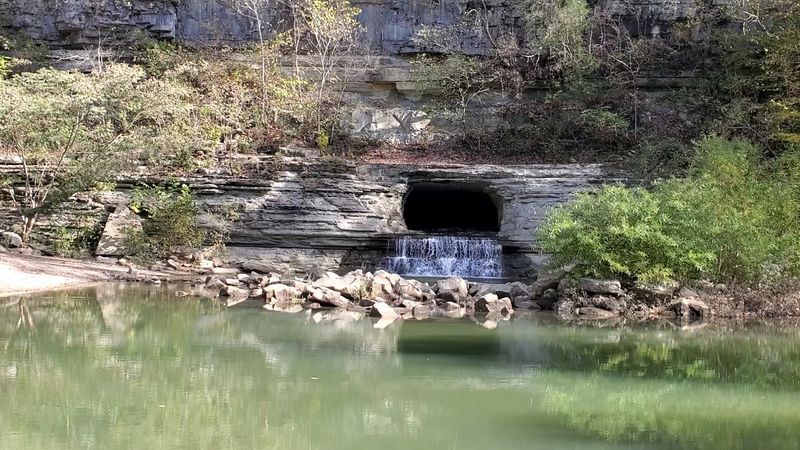 The Waterfall That Pours Out of a Rock The Waterfall That Pours Out of a Rock