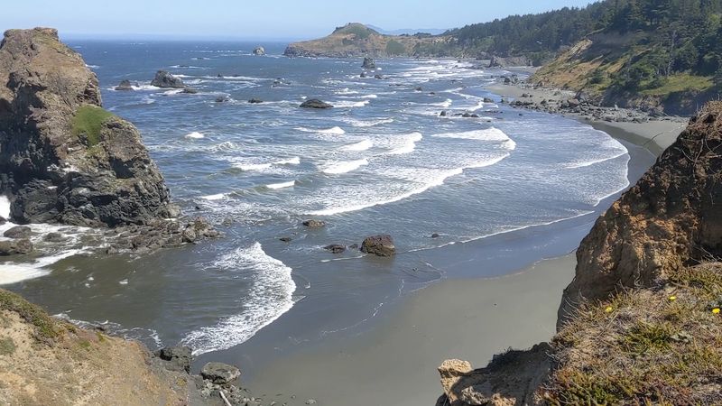 The Wild Beach Below the Cliffs