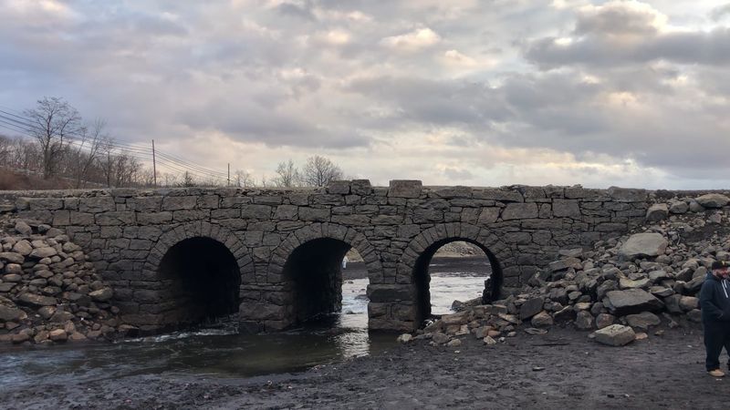 The old turnpike under the reservoir story