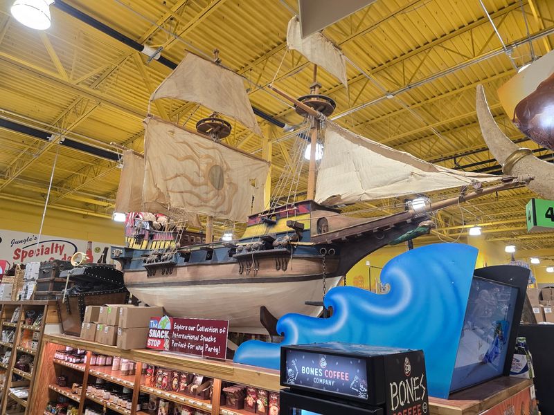 Themed Displays and Animatronics Throughout the Store Themed Displays and Animatronics Throughout the Store