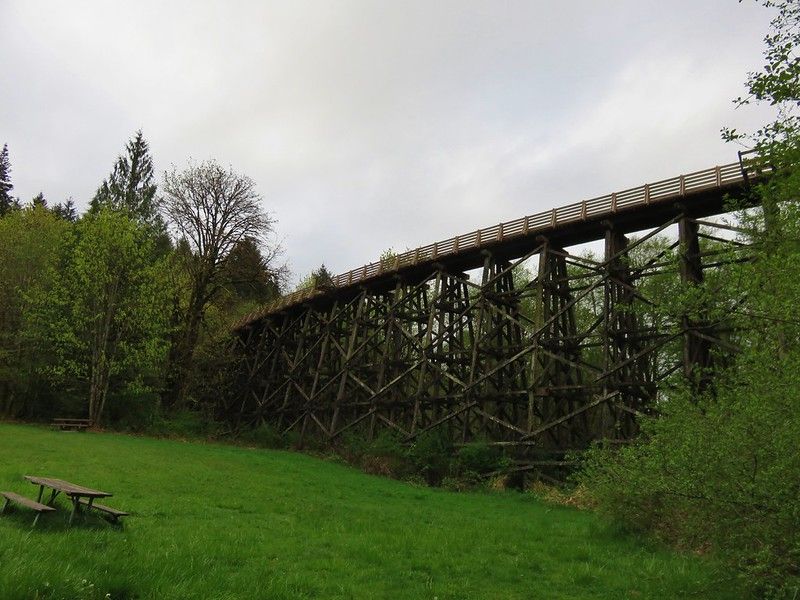 Thirteen Bridges, but Not Thirteen Open Historic Trestles