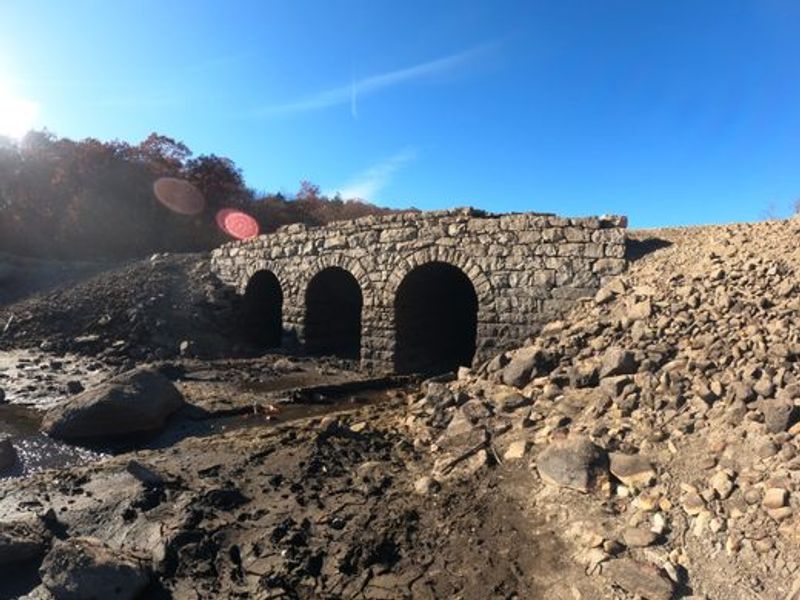 Three stone arches with uncommon staying power