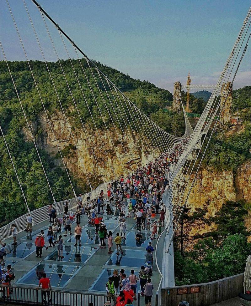 Tianmen Mountain Glass Skywalk, China Tianmen Mountain Glass Skywalk, China