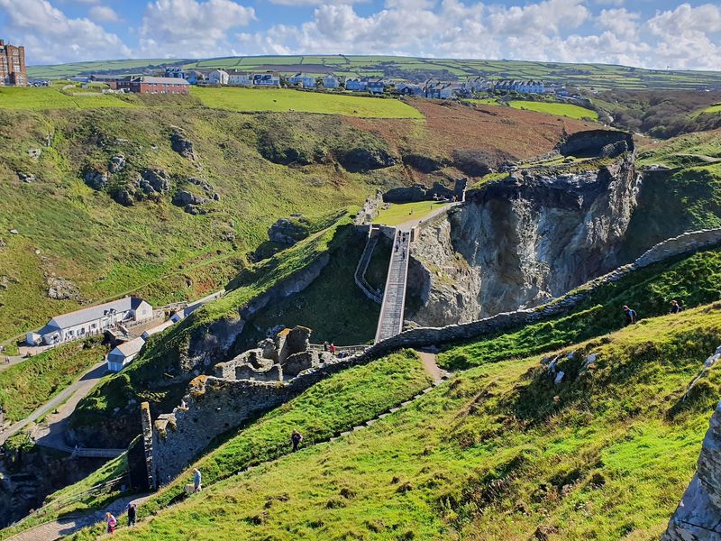 Tintagel Castle, Cornwall, King Arthur Tintagel Castle, Cornwall, King Arthur