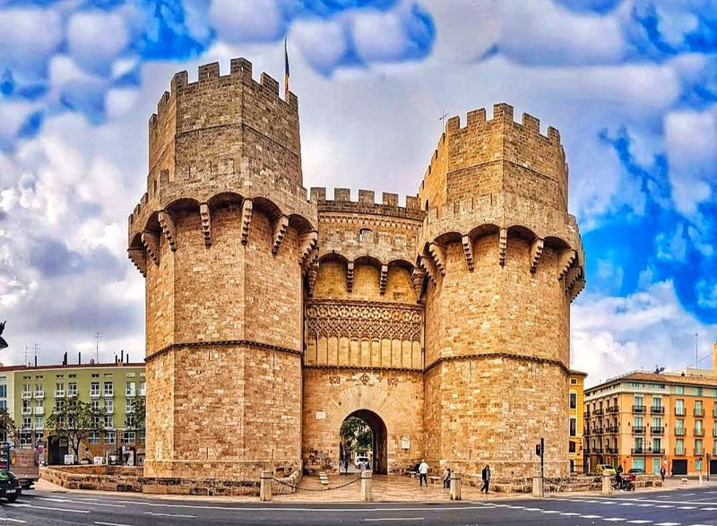 Torres de Serranos, Valencia, Spain Torres de Serranos, Valencia, Spain
