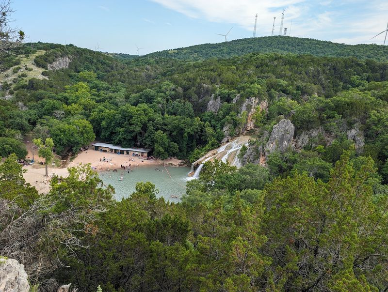 Turner Falls as the Castle's Backdrop