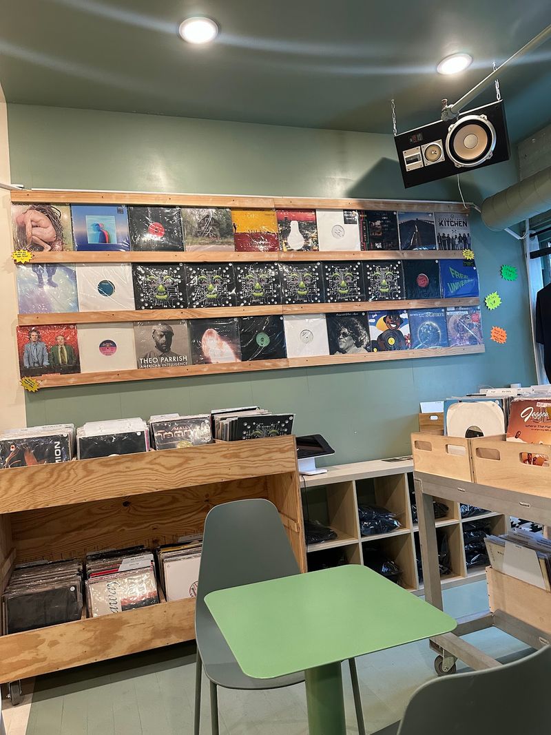 Upstairs Discovery: Vinyl Records and Listening Stations Upstairs Discovery: Vinyl Records and Listening Stations
