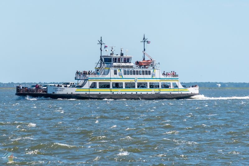 Use the ferry for a separate beach-and-history day