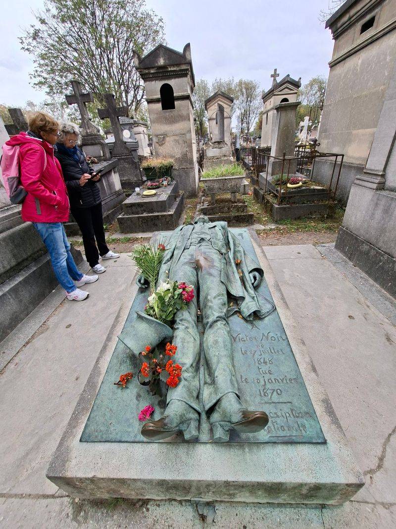 Victor Noir's Tomb Effigy - Paris, France Victor Noir's Tomb Effigy - Paris, France