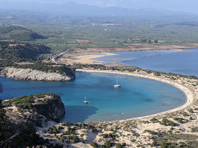 Voidokilia Beach, Peloponnese Voidokilia Beach, Peloponnese