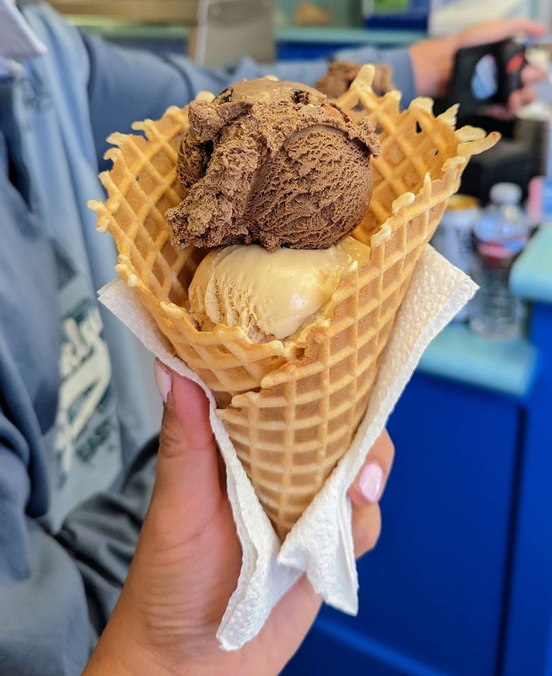 Waffle Cones And Generous Scoops