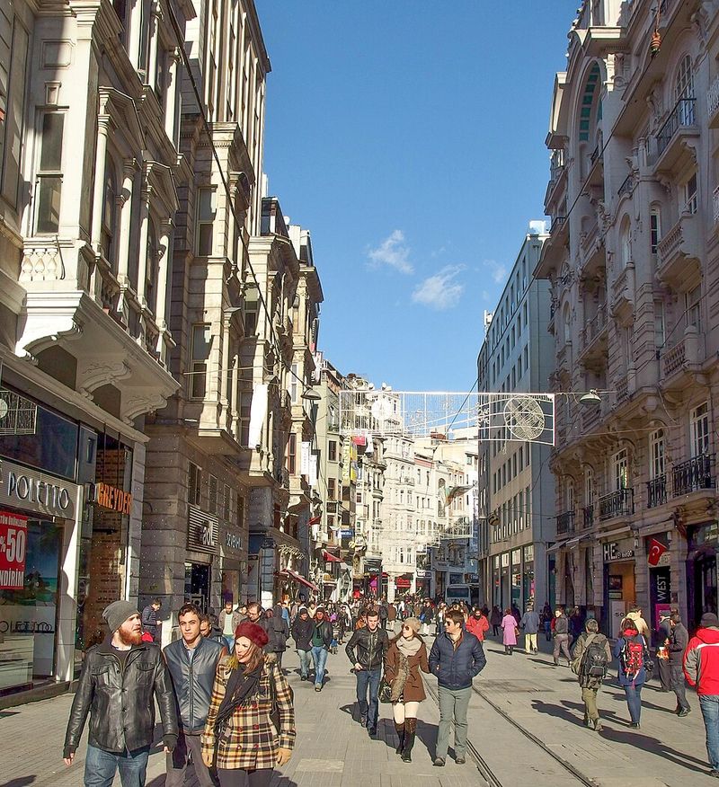 Walk Down Istiklal Avenue Walk Down Istiklal Avenue
