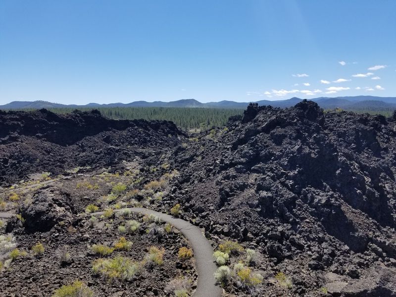 Walking the Lava Land Trails Below Walking the Lava Land Trails Below