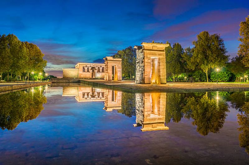 Watch the Sunset From the Temple of Debod Watch the Sunset From the Temple of Debod