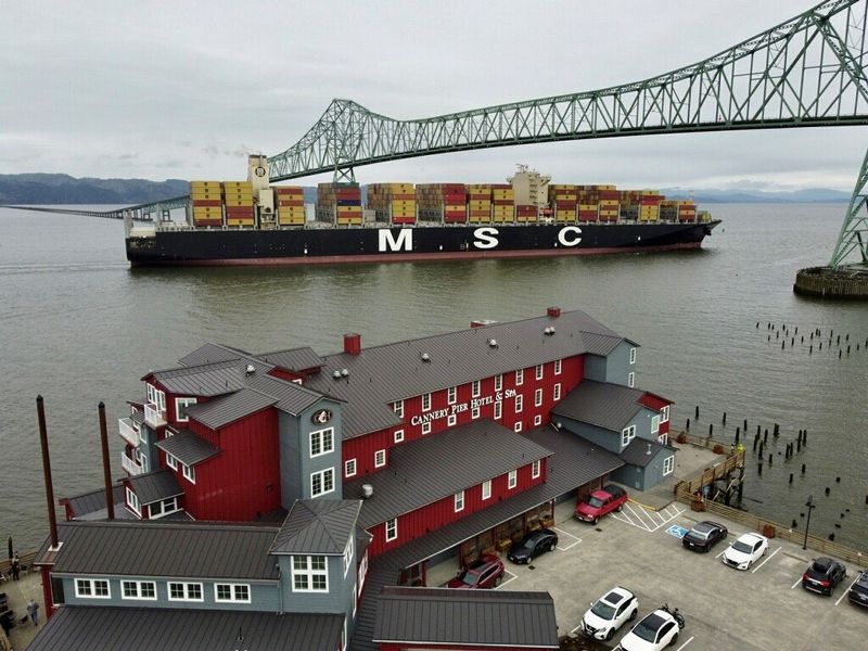 Watching Ships Pass From Your Private Deck Watching Ships Pass From Your Private Deck