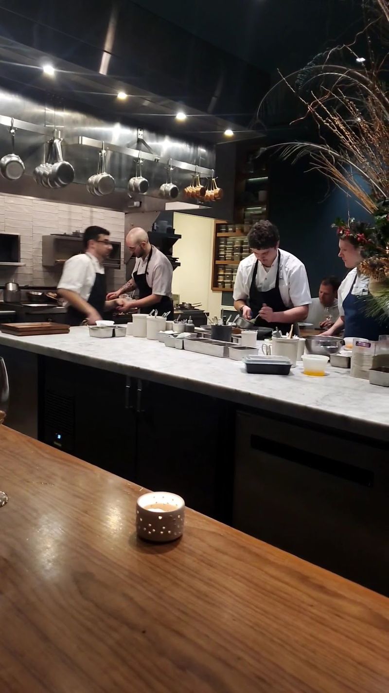 Watching the Kitchen Work Is Half the Experience