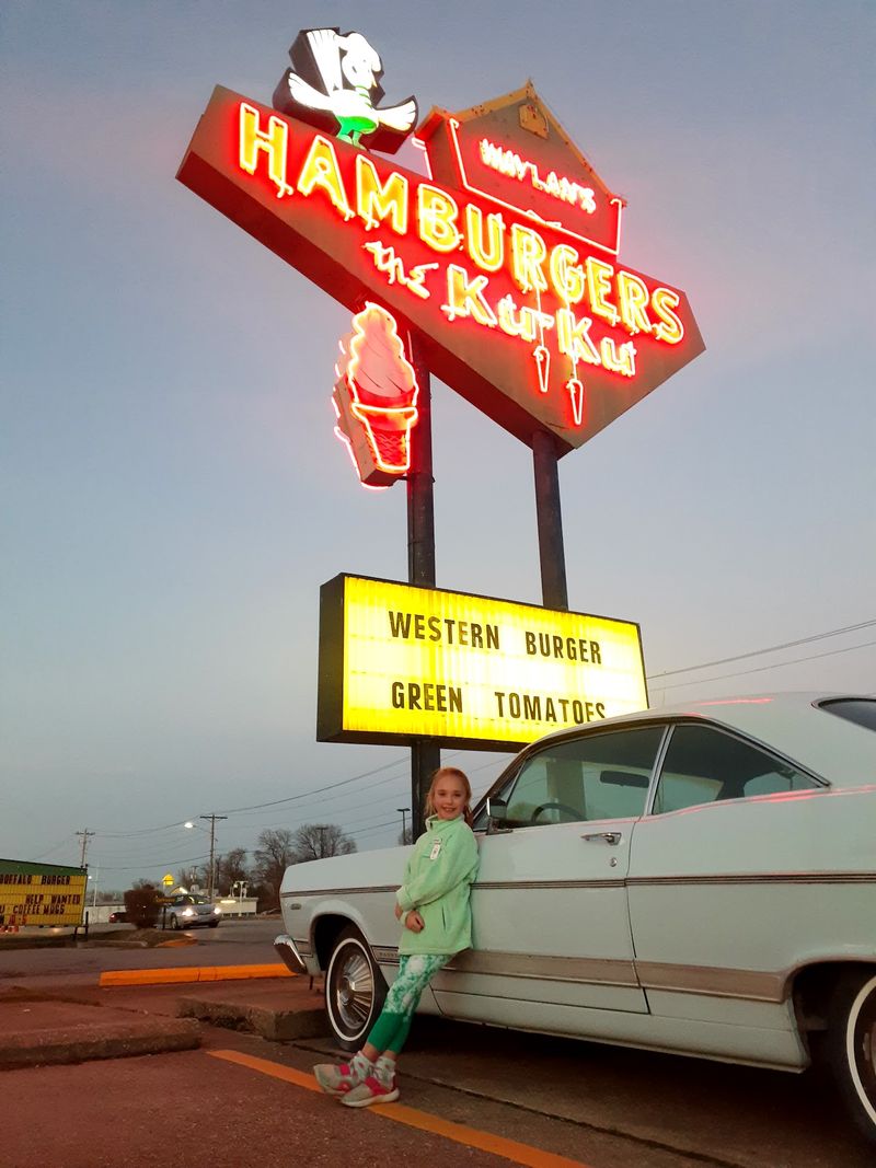 Waylan's Ku-Ku Burger Sign Waylan's Ku-Ku Burger Sign
