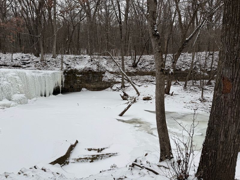 What Winter Does to Hidden Falls What Winter Does to Hidden Falls