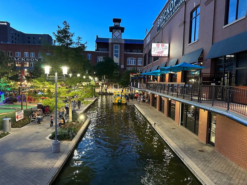 Where Bricktown River Walk Park Sits in Oklahoma City Where Bricktown River Walk Park Sits in Oklahoma City