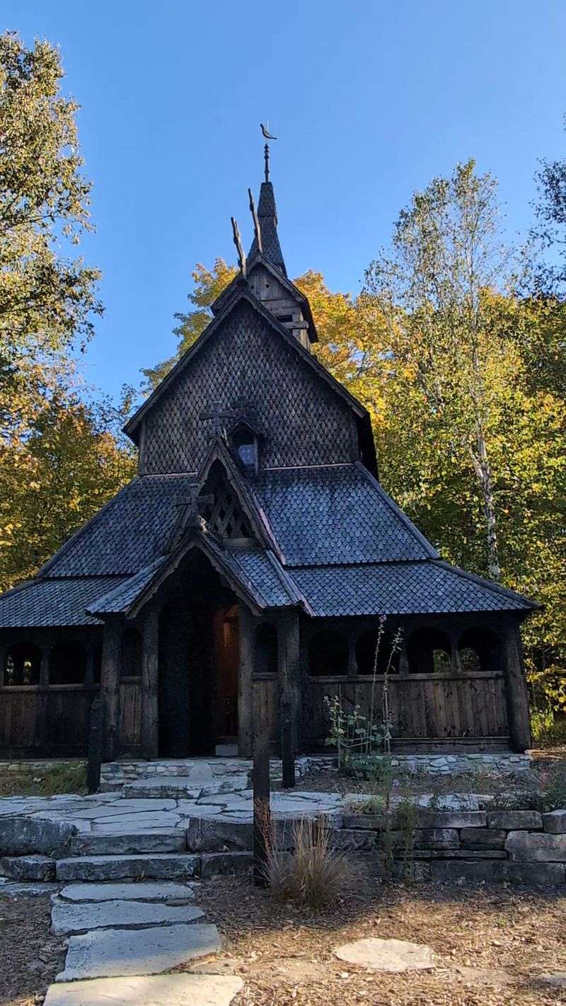 Where Exactly the Stavkirke Stands Where Exactly the Stavkirke Stands