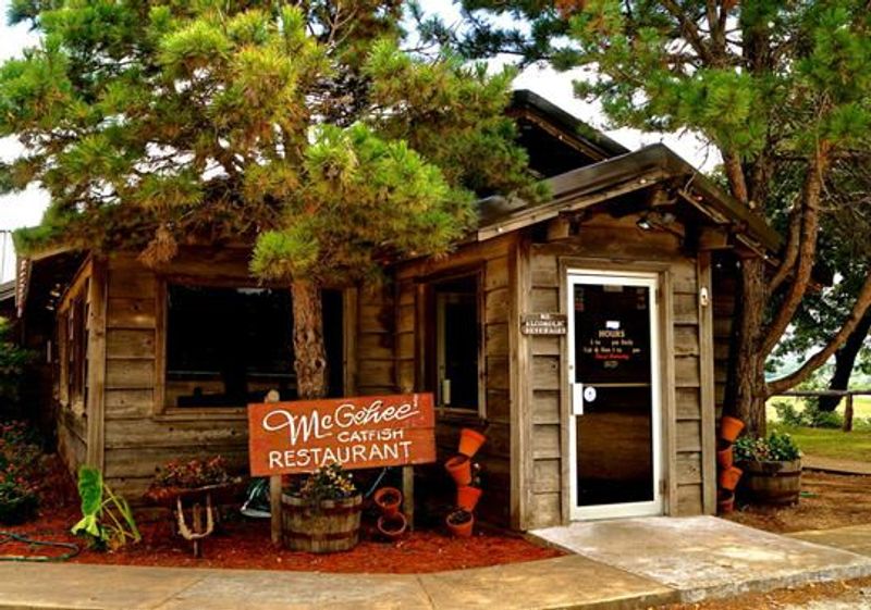 Where McGehee Catfish Restaurant Sits on the Oklahoma Map Where McGehee Catfish Restaurant Sits on the Oklahoma Map