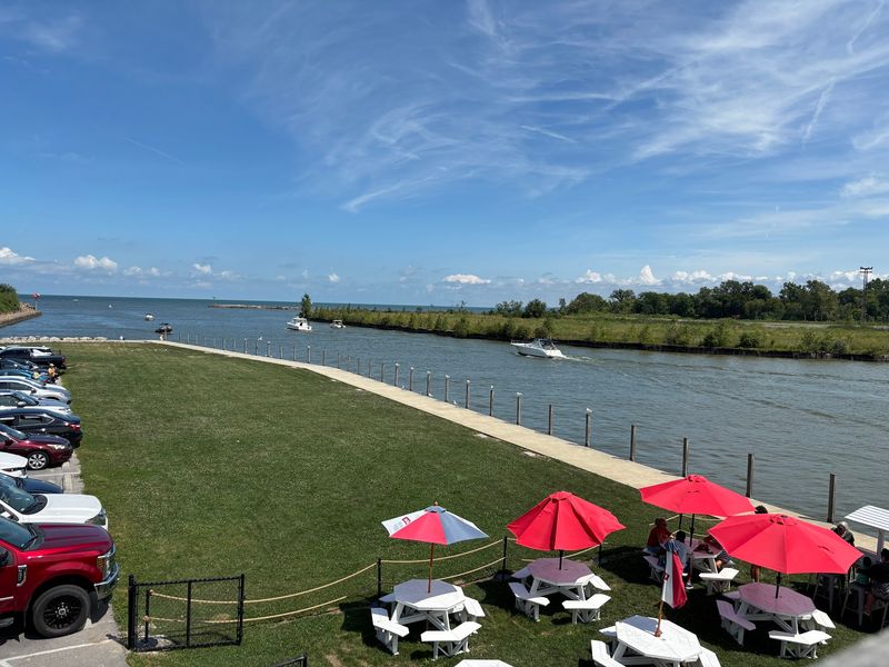 Where the Huron River Meets the Lake Where the Huron River Meets the Lake
