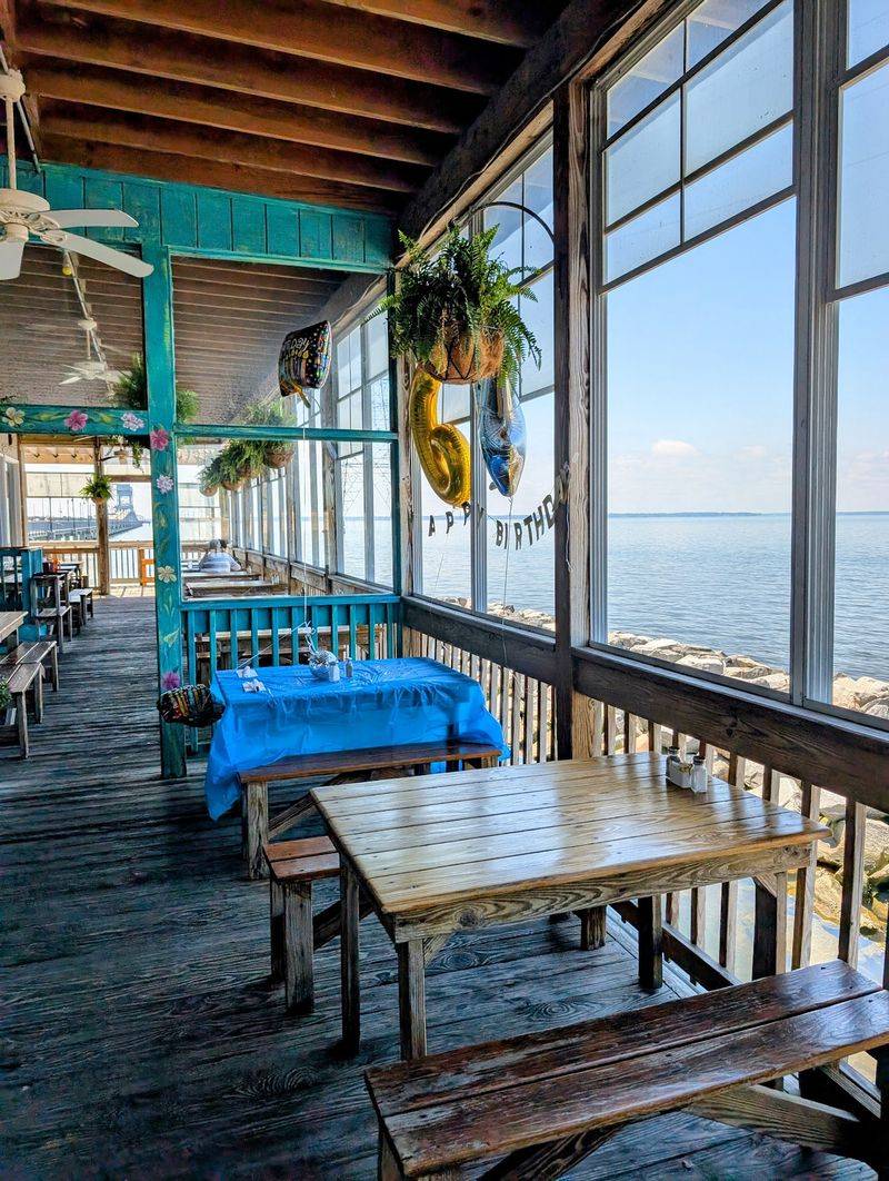 Where the James River Becomes Your Dining Room Where the James River Becomes Your Dining Room