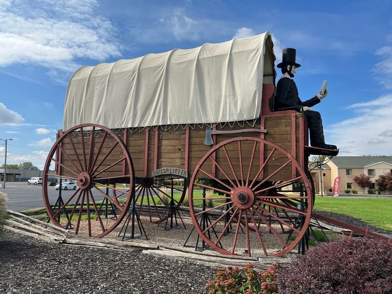 Where to Find the World's Largest Railsplitter Covered Wagon Where to Find the World's Largest Railsplitter Covered Wagon