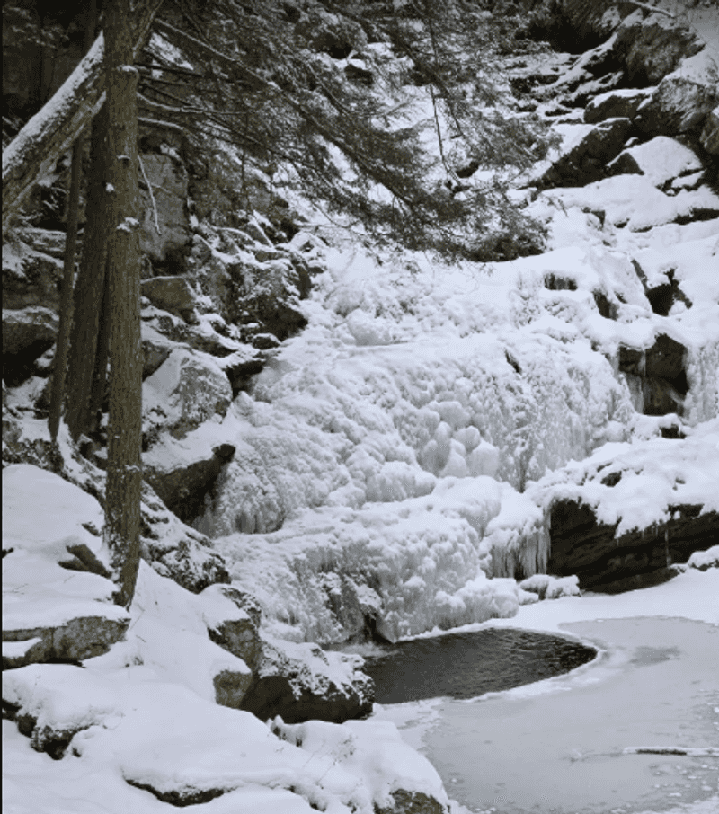 Winter Turns It Into a Frozen Wonder