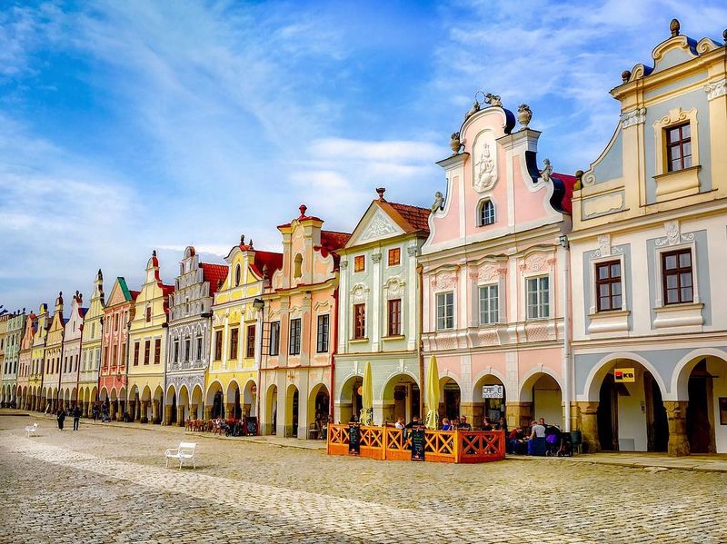 Zacharias of Hradec Square, Telc, Czechia Zacharias of Hradec Square, Telc, Czechia