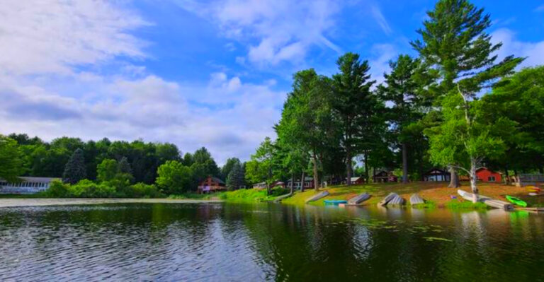 This Quiet Resort Near Traverse City Has No-Wake Waters, Lakeside Cabins, and Generations of Loyal Guests