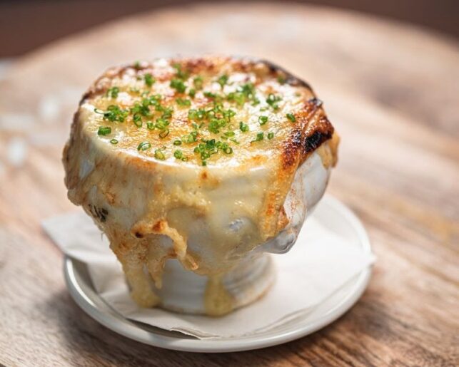 This Old-School Massachusetts Steakhouse Pours a French Onion Soup That Holds Its Own Against the Steak