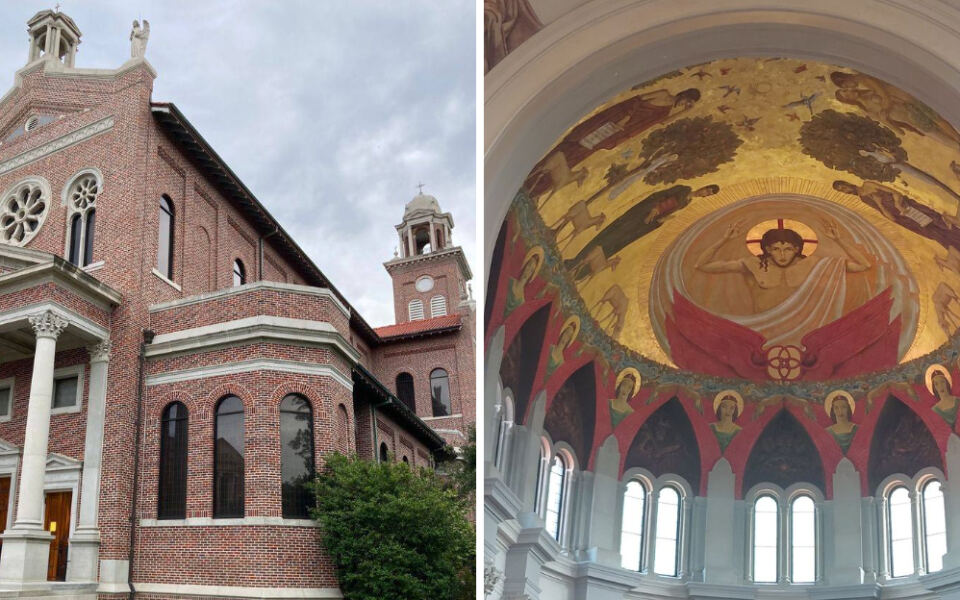 This Louisiana Abbey Hides One Of The Largest Last Supper Murals In The World