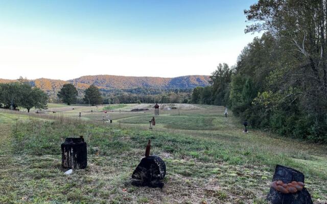 This Free Western North Carolina Sculpture Trail Hides 100 Artworks Along A Mountain Walk