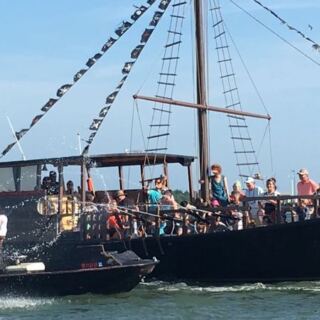 Board A Pirate Ship From This North Carolina Coastal Town For A Water-Cannon Family Day