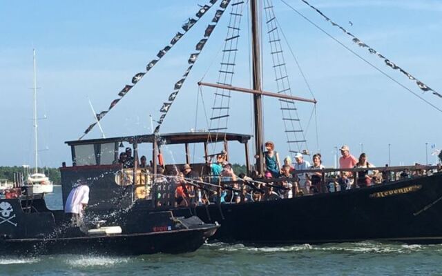 Board A Pirate Ship From This North Carolina Coastal Town For A Water-Cannon Family Day