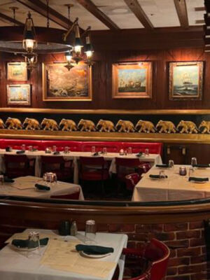 This Huntington Restaurant Hides Prime Steaks and Fresh Seafood Inside a 120-Year-Old Hotel