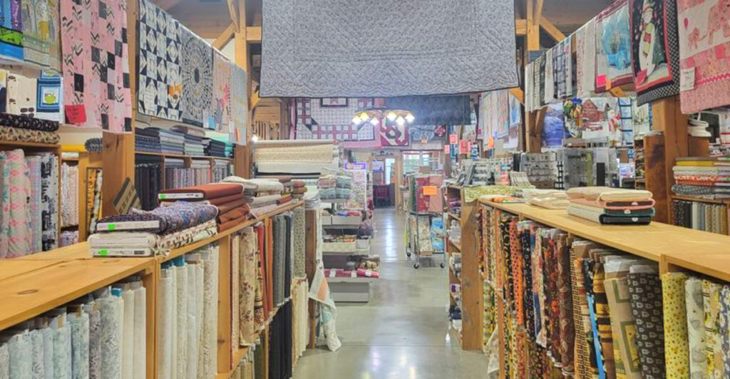This Historic Ohio Quilt Shop Has More Than 10,000 Bolts of Fabric Under One Roof