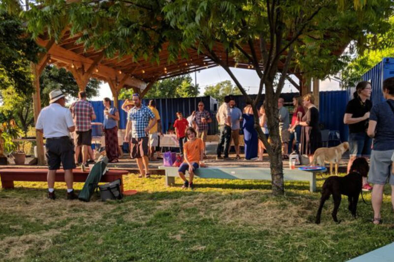 This Little Rock Garden Has Chickens, Beehives, a Wind Turbine, and a Pay-What-You-Can Market