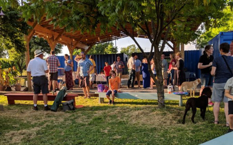 This Little Rock Garden Has Chickens, Beehives, a Wind Turbine, and a Pay-What-You-Can Market