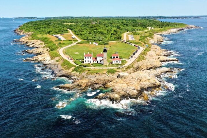 This Rhode Island Trail Ends At A Lighthouse Where The Bay Meets The Open Atlantic