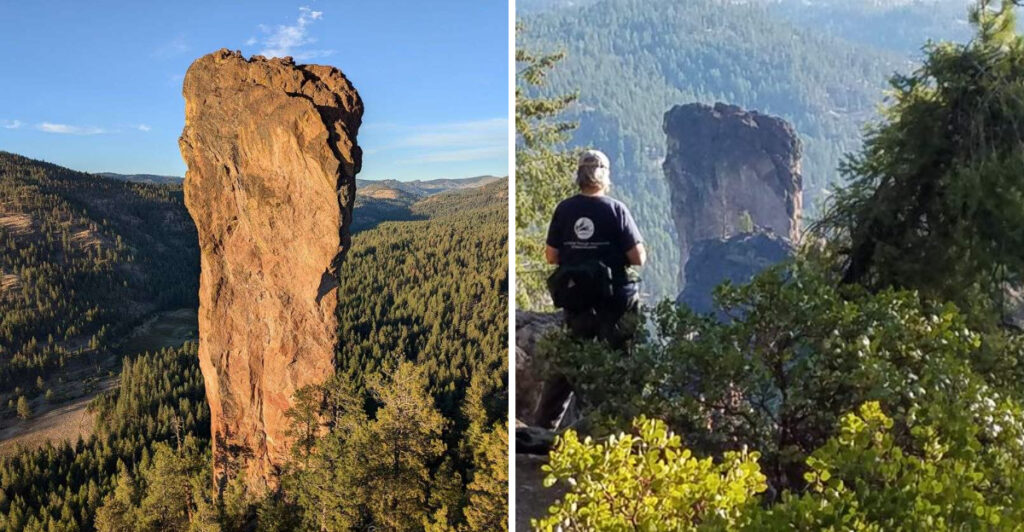 This Oregon Trail Ends Beneath a 350-Foot Volcanic Pillar