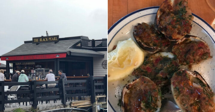 This Rhode Island Restaurant Serves Stuffed Quahogs In A 1700s Tavern Right On The Harbor