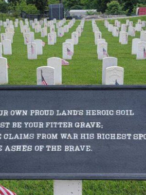 This Illinois National Cemetery Holds a Civil War Monument Honoring 2,637 Unknown Soldiers and Sailors