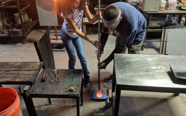 At This Tulsa Glass Blowing School You Can Spend An Afternoon Shaping Molten Glass Into A Piece You Take Home