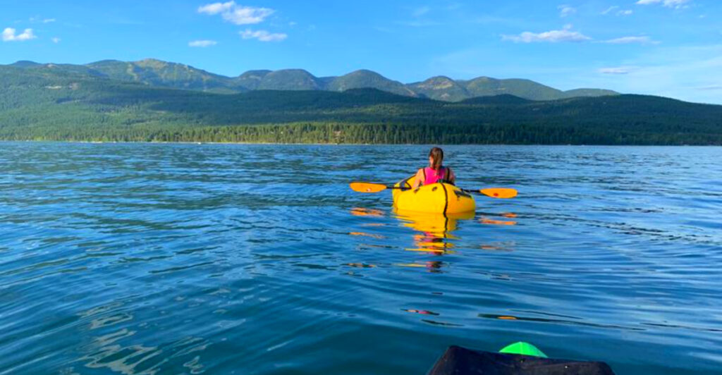 This 10-Acre Montana Park Packs Swimming, Kayaking, Camping, and Mountain Adventure Into One Stop