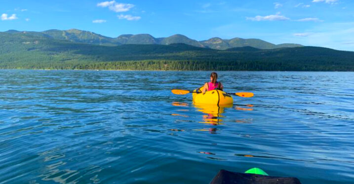 This 10-Acre Montana Park Packs Swimming, Kayaking, Camping, and Mountain Adventure Into One Stop