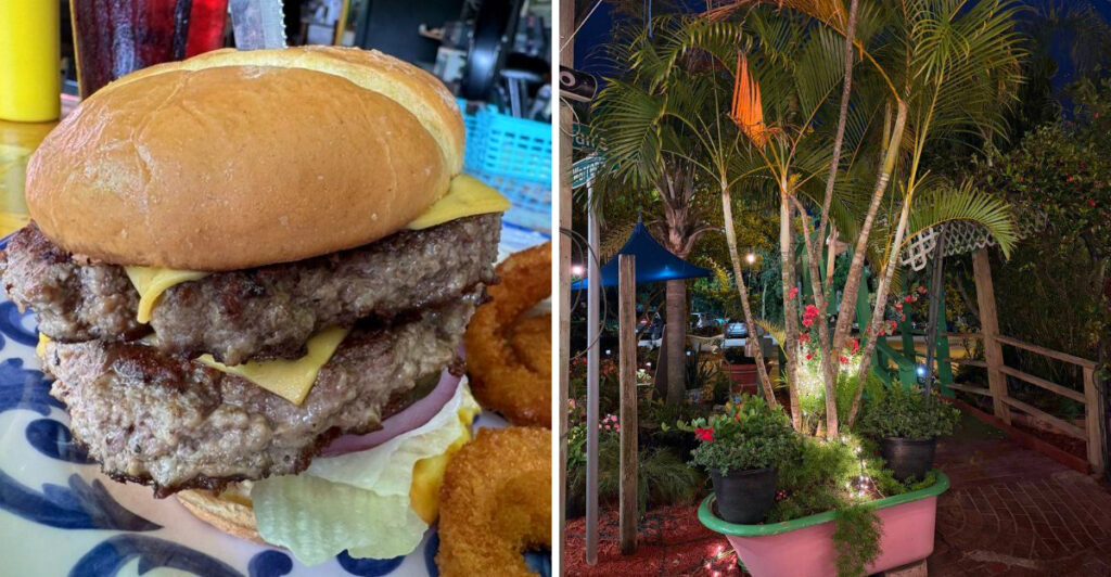 This Florida Burger Spot Feels More Like a Secret Garden Than a Restaurant
