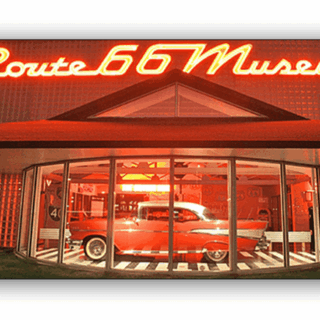 Vintage Signs and Neon Line the Walls of This Route 66 Museum in Clinton, Oklahoma
