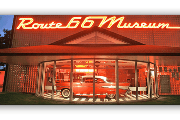 Vintage Signs and Neon Line the Walls of This Route 66 Museum in Clinton, Oklahoma